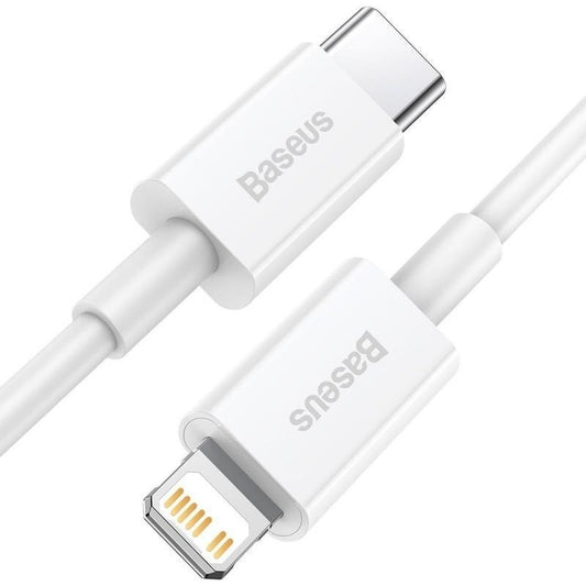 Daten- und Ladekabel USB-C - Lightning Baseus Superior Series, 20W, 2m, Weiß CATLYS-C02