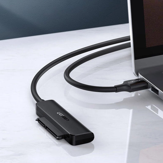 Kabel UGREEN CM321, USB-A 3.0 - SATA 2.5Zoll, 0.5m, Schwarz