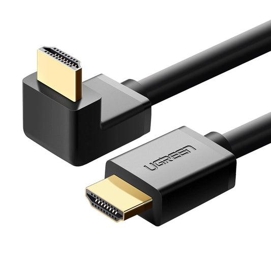 Videokabel UGREEN abgewinkelt, HDMI - HDMI, 4K, 1m, Schwarz