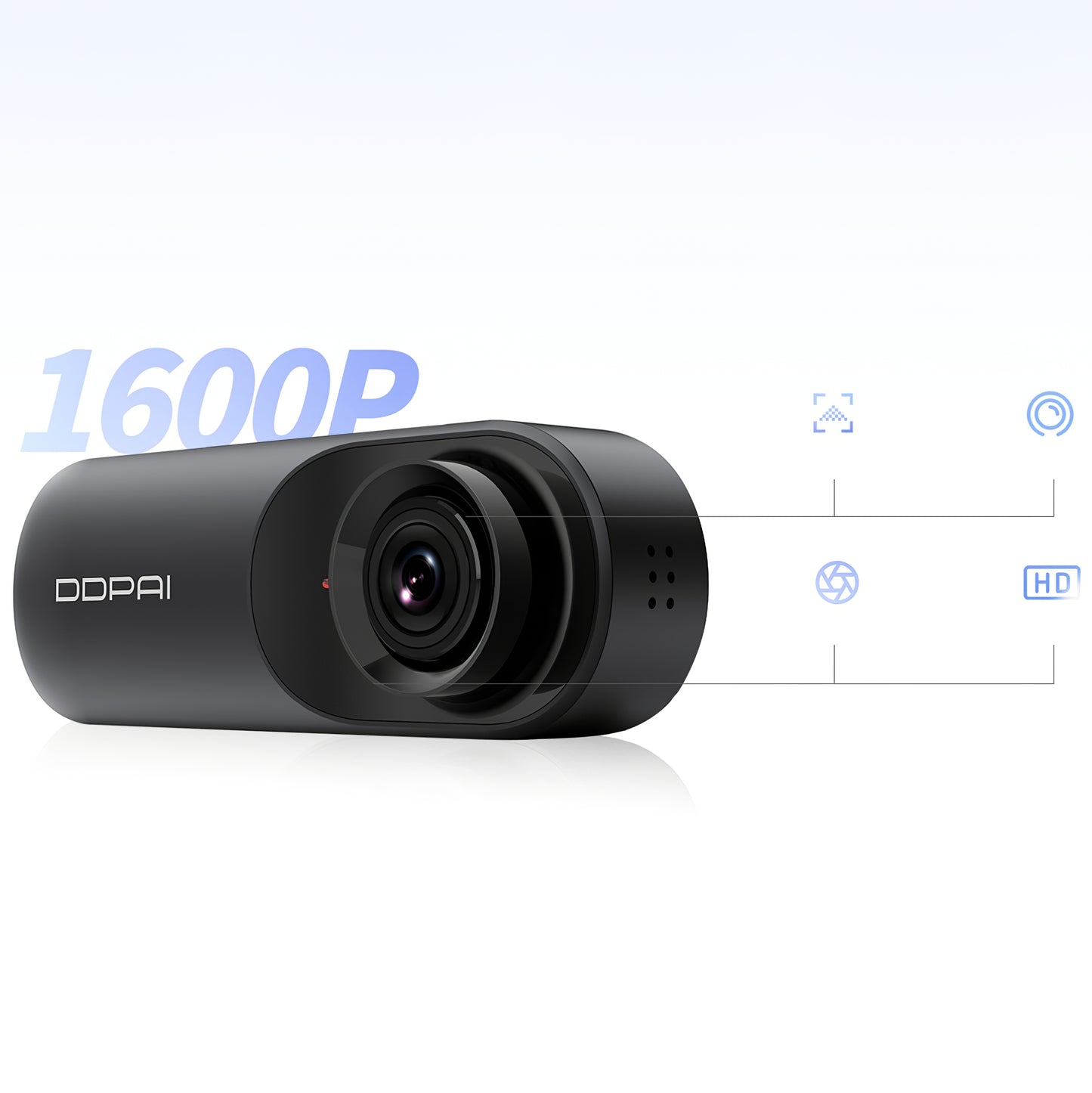 Caméra Auto Avant Arrière DDPAI mola N3 Pro, 1600P, Wi-Fi