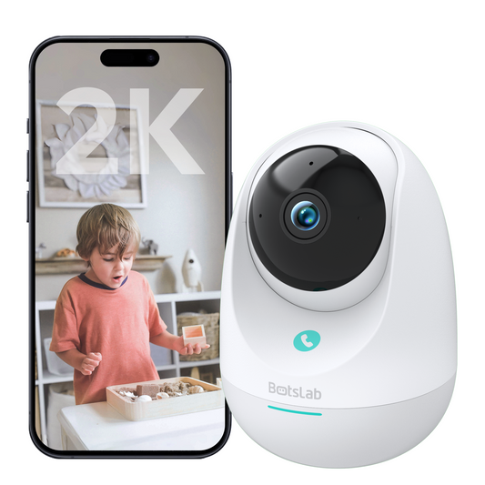 Caméra de surveillance Botslab 2E Pro C213, Wi-Fi, 2K, 2K, Intérieur