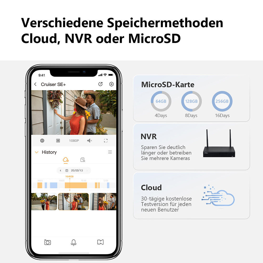 Überwachungskamera Imou Cruiser SE+, Wi-Fi, 3K, IP66, Außenbereich IPC-K7CP-5H1WE