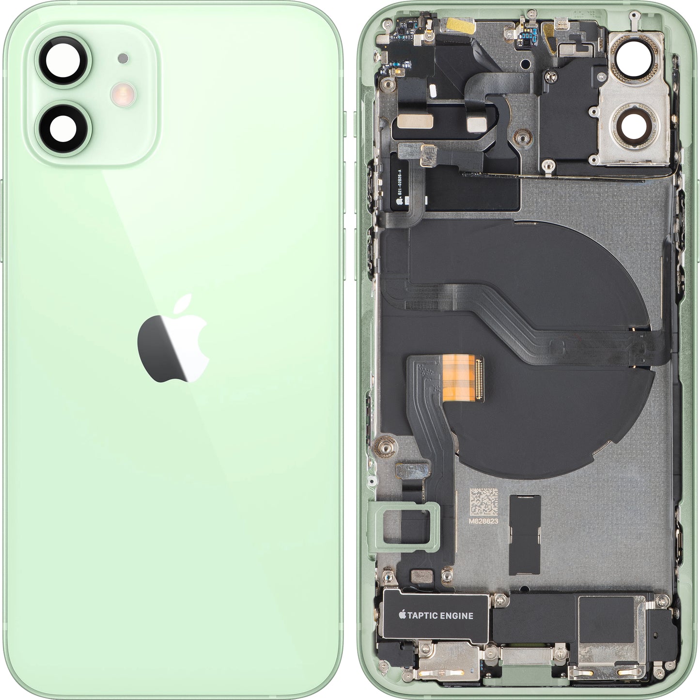 Couvercle de Batterie Apple iPhone 12, Avec Boîtier Central, Complet, Vert, Échange