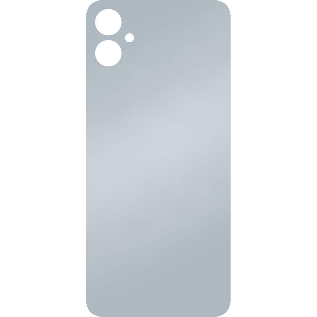 Couvercle de batterie compatible avec Samsung Galaxy A05 A055, Argenté