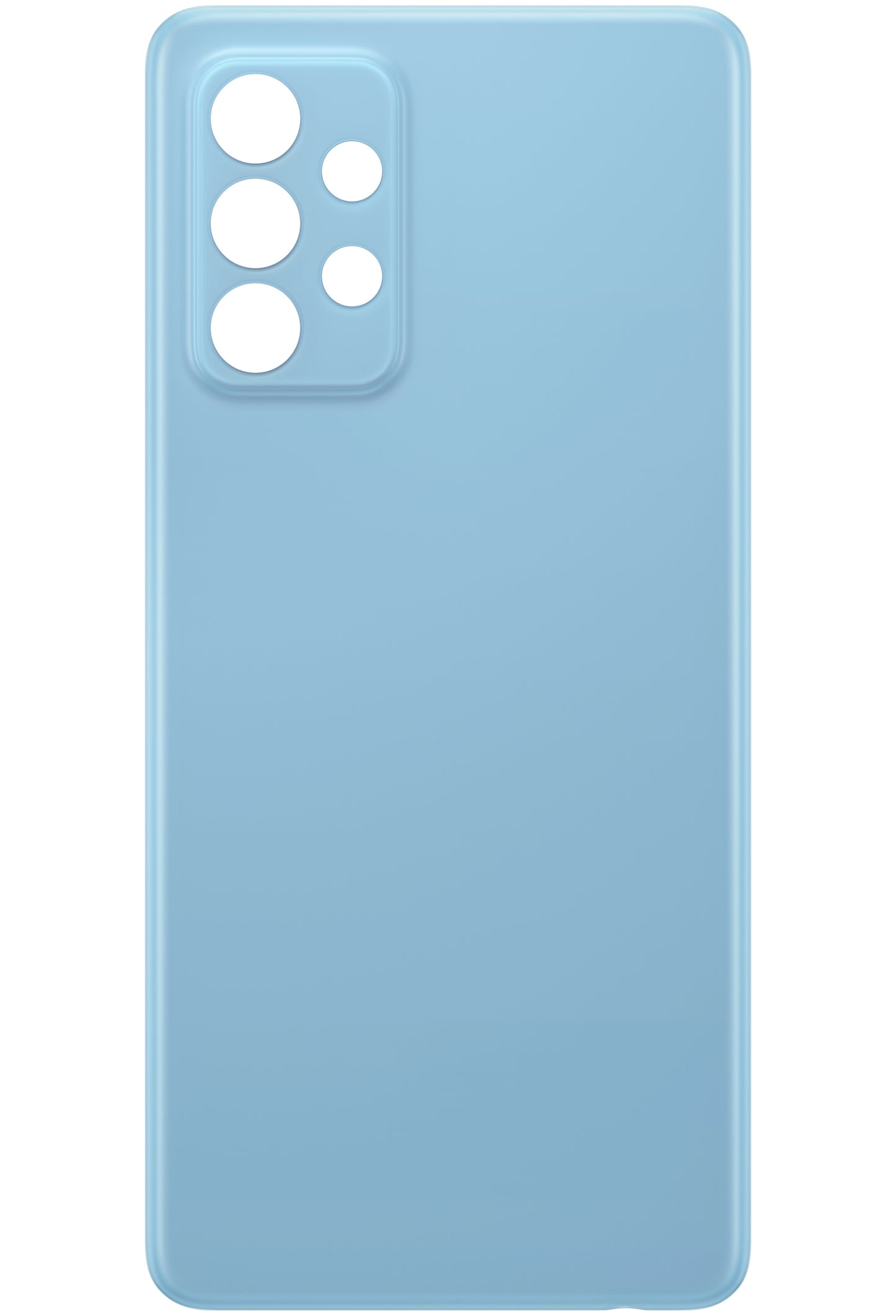 Cache Batterie compatible avec Samsung Galaxy A72 A725, Bleu