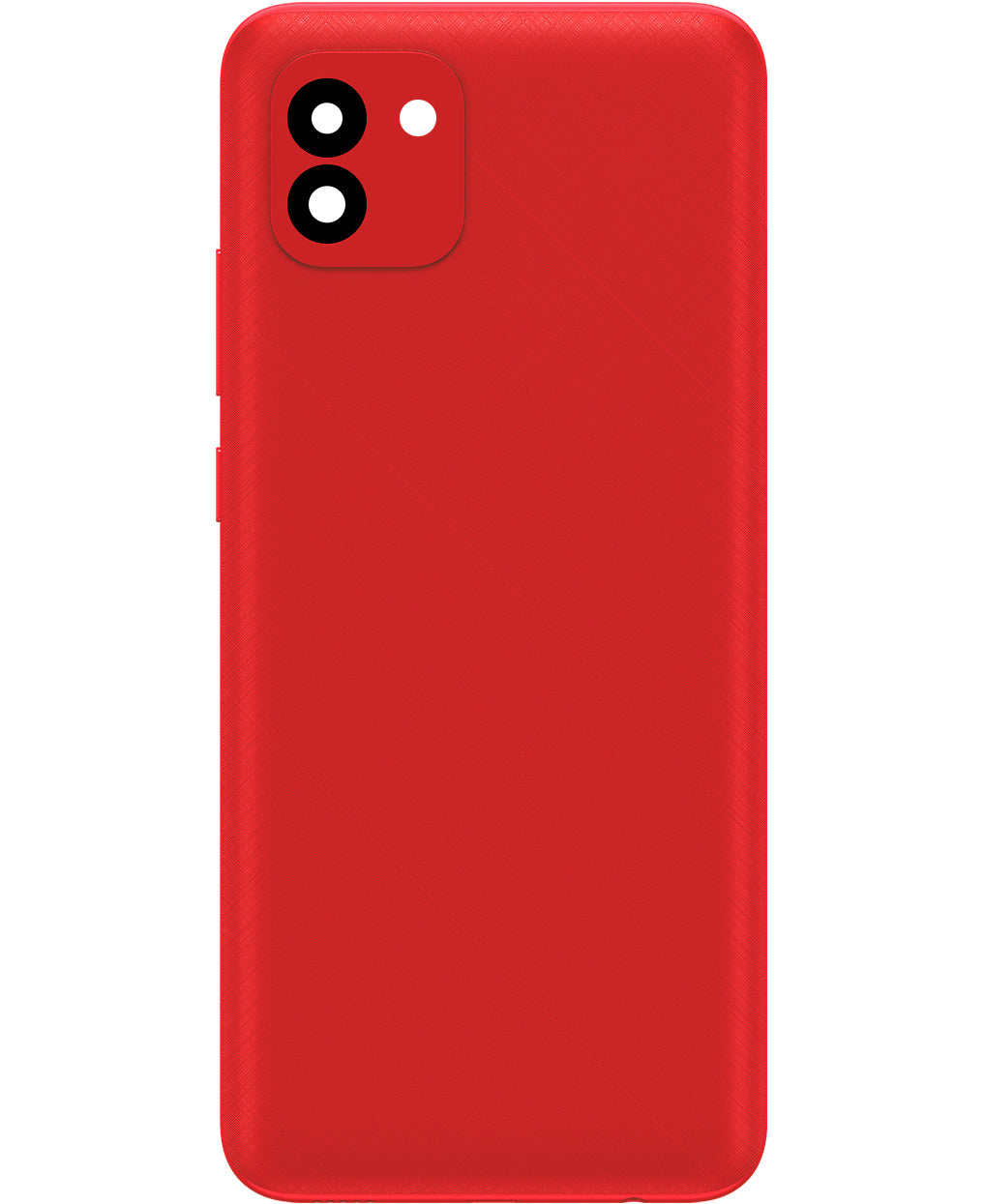 Couvercle de batterie compatible avec Samsung Galaxy A03 A035, Version F, Rouge