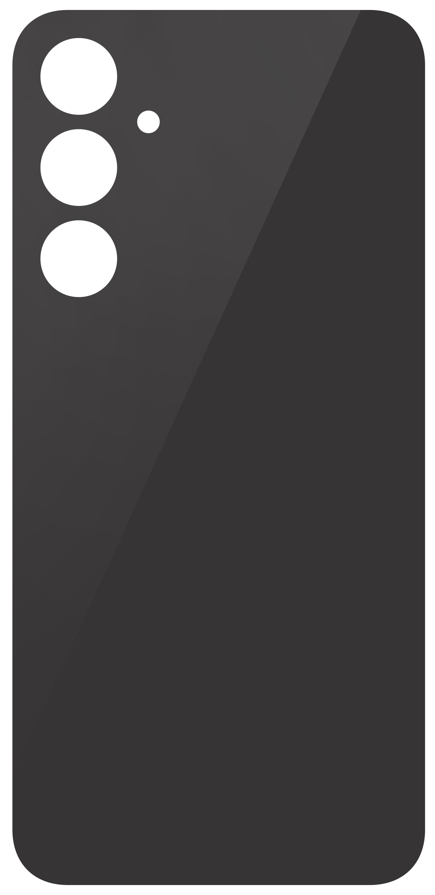Couvercle de batterie compatible avec Samsung Galaxy S23 FE S711, Noir