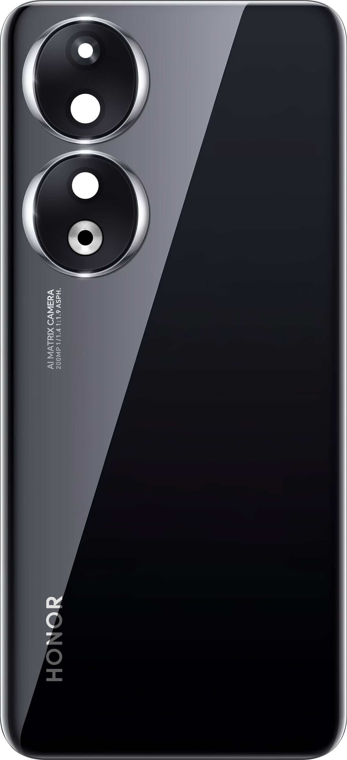 Akkuabdeckung / Backcover für Honor 90 | Schwarz (Midnight Black) | Service Pack