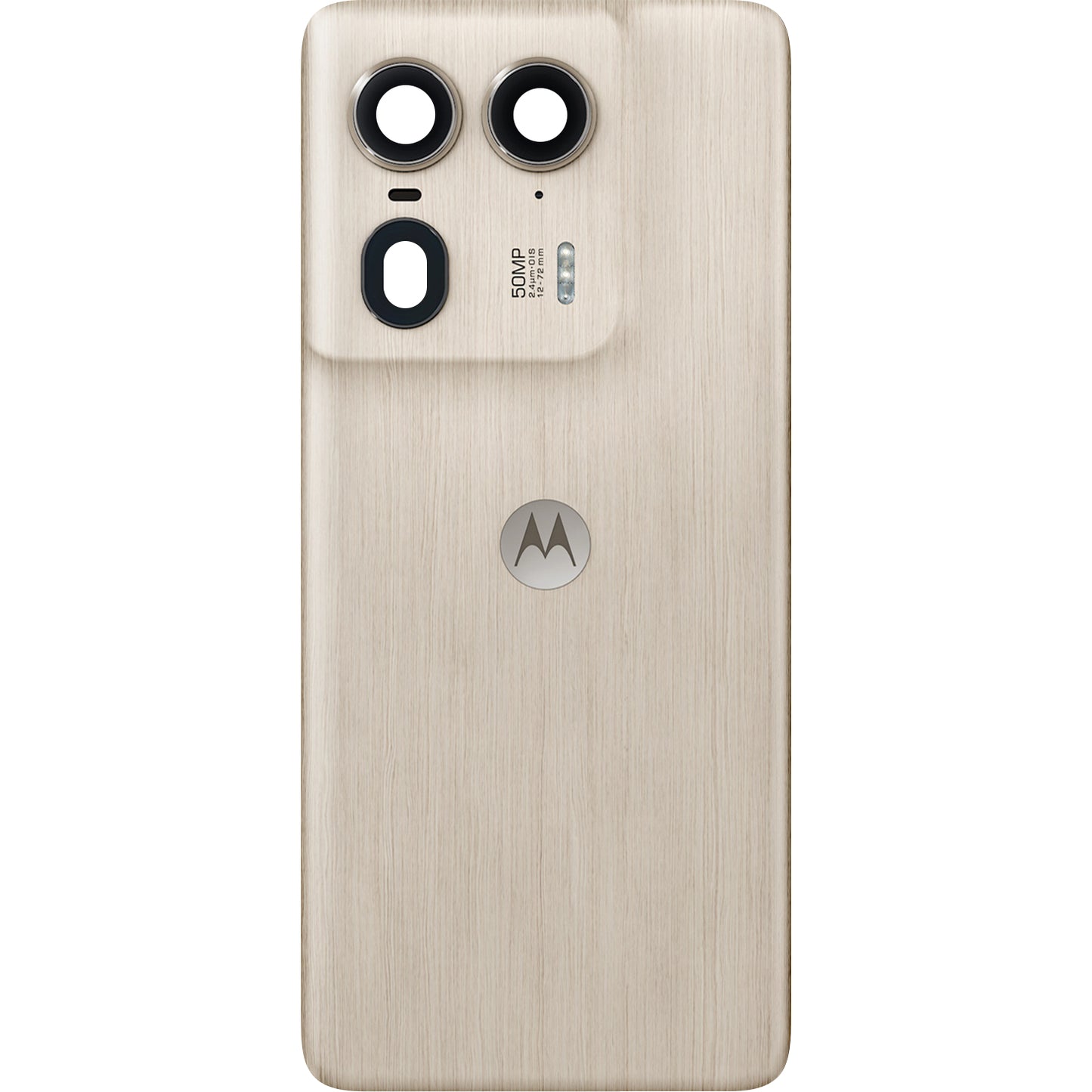 Couvercle de batterie Motorola Edge 50 Ultra, Beige (Nordic Wood), Service Pack 5S58C24472