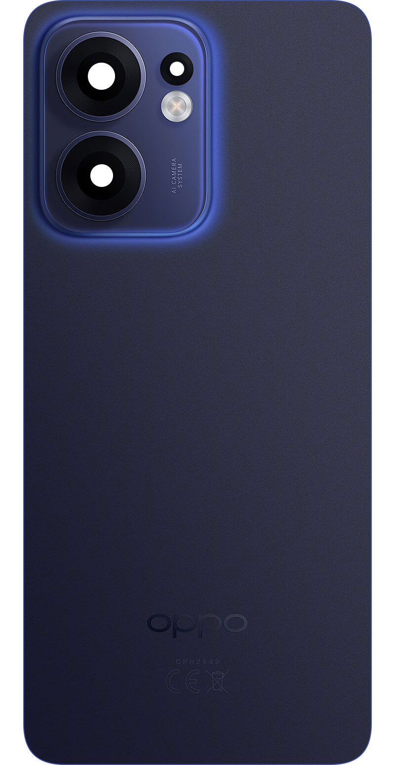 Couvercle de Batterie Oppo Reno13 FS 5G / Reno13 F, Bleu (Luminous Blue), Service Pack 621033000500