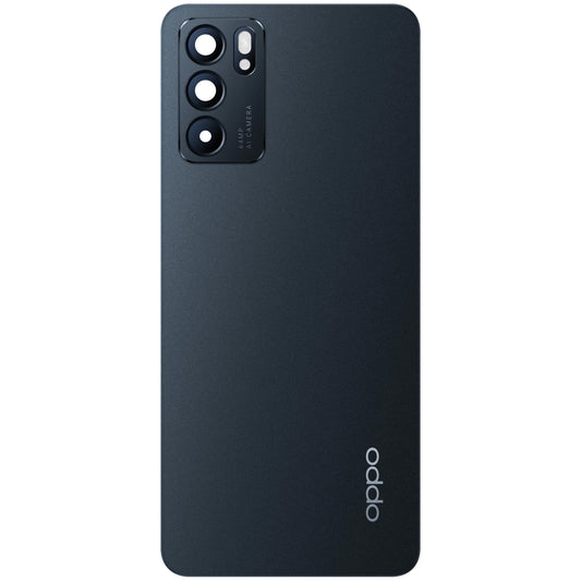 Couvercle de batterie Oppo Reno6 5G, noir (Stellar Black), Service Pack 4907797