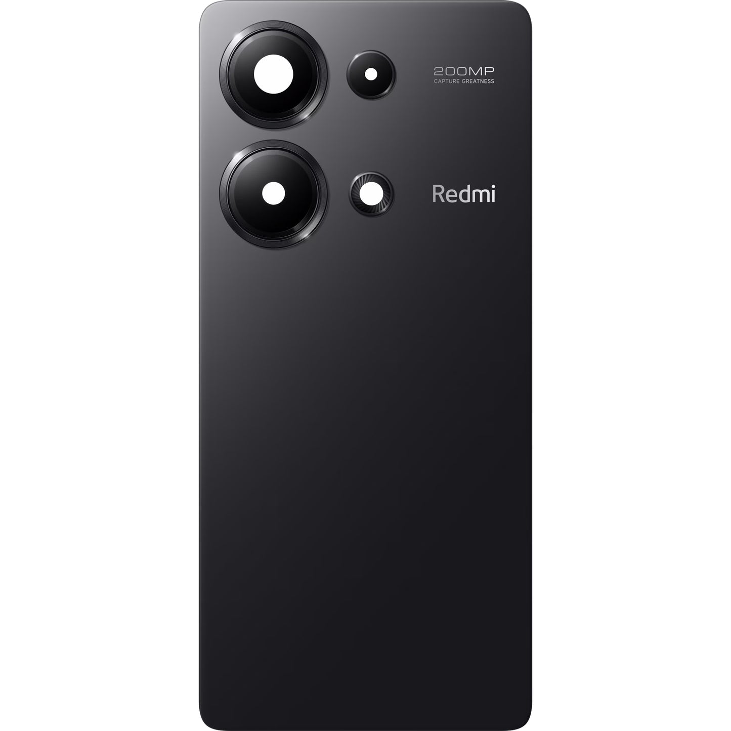 Couvercle de batterie Xiaomi Redmi Note 13 Pro 4G, noir (Midnight Black), Service Pack 56000700N600