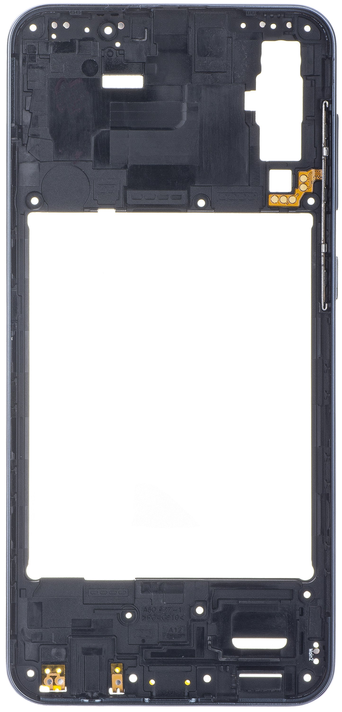 Mittelgehäuse Samsung Galaxy A50 A505, Schwarz