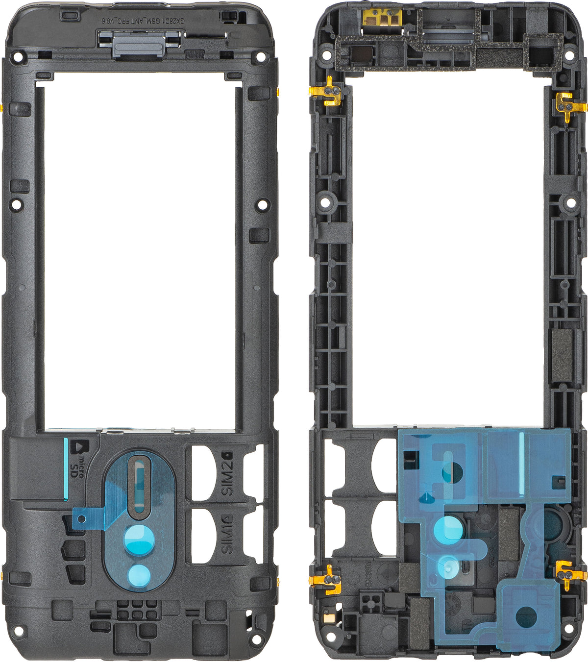 Mittelgehäuse Nokia 230 (2024), Schwarz, Service Pack 286913684