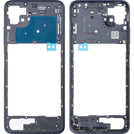 Mijloc Case Samsung Galaxy A22 5G A226, Noir