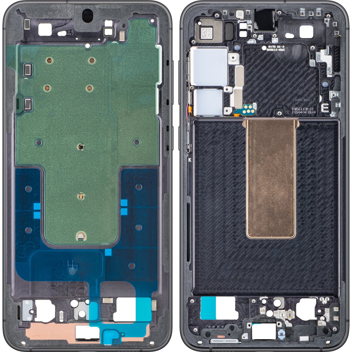 Mittelgehäuse Samsung Galaxy S23+ S916, Schwarz (Phantom Black), Service Pack GH96-15838A