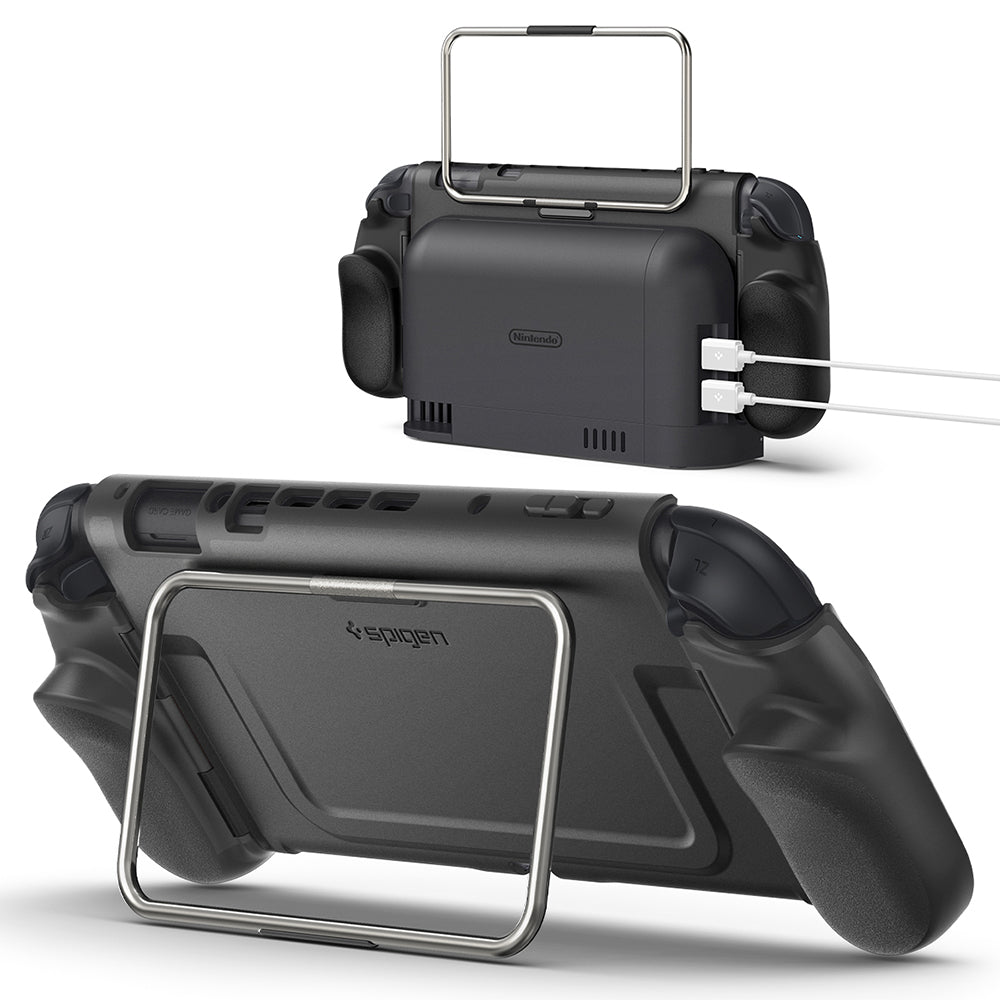 Étui de protection Spigen Dual Grip Pro pour Console Nintendo Switch 2, Noir ACS10196