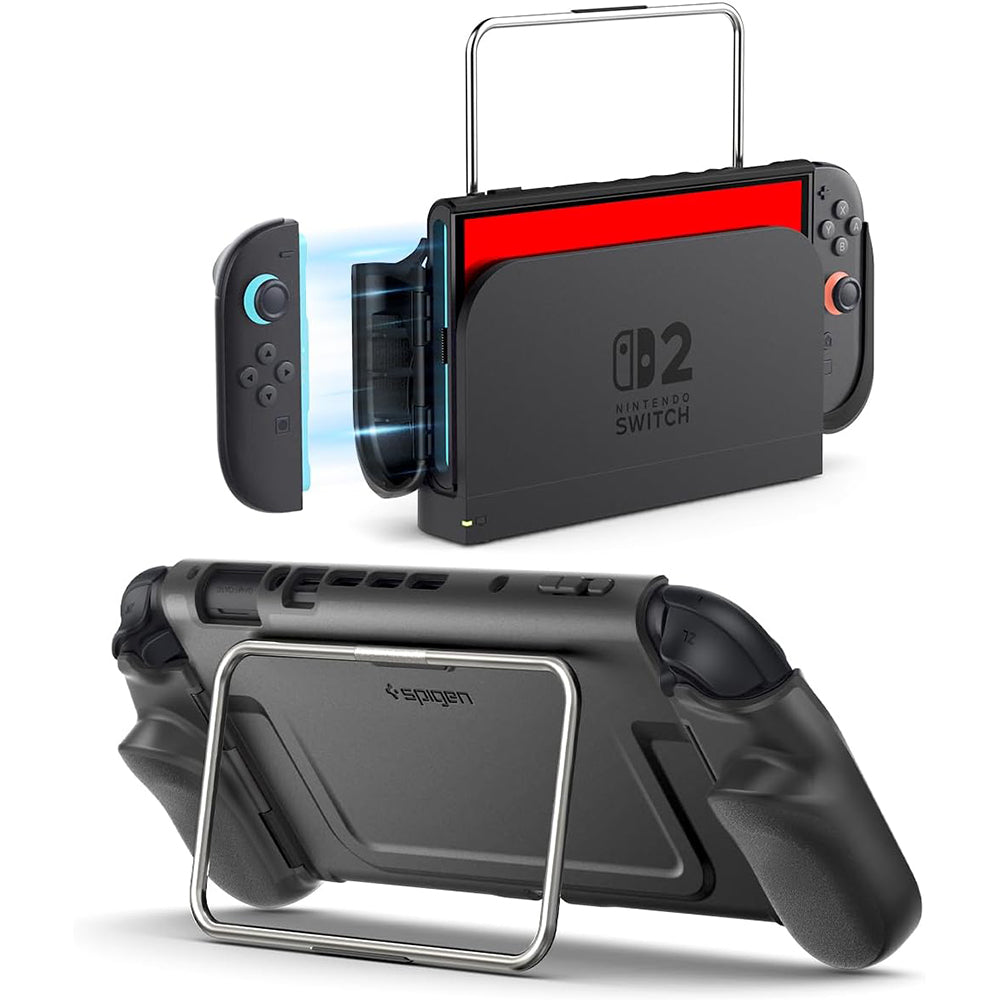 Étui de protection Spigen Dual Grip Pro pour Console Nintendo Switch 2, Noir ACS10196