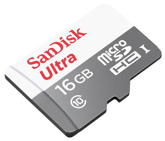 Carte mémoire microSDHC SanDisk Ultra, 16Gb, Classe 10 SDSQUNS-016G-GN3MN