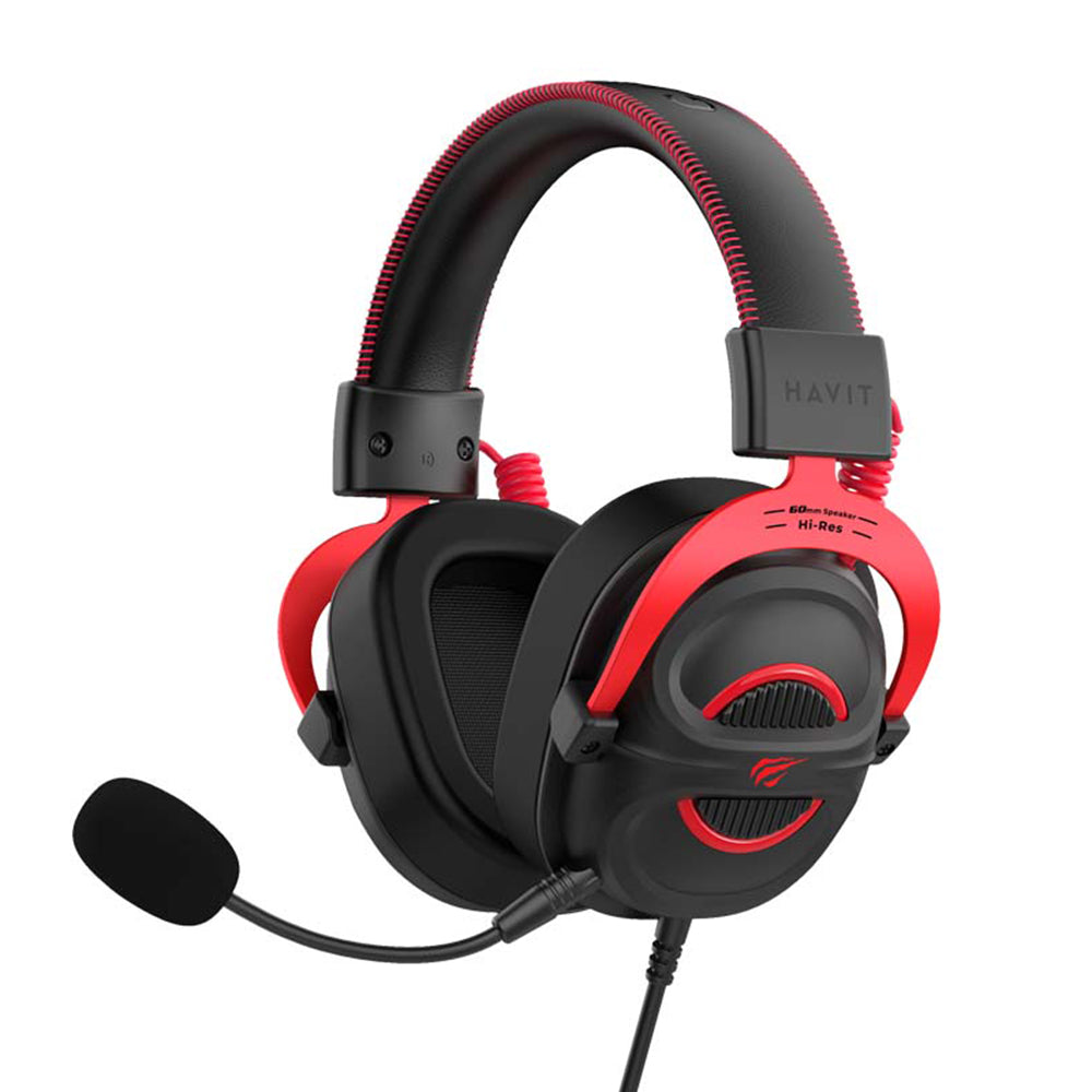 Gaming Kopfhörer 3.5mm HAVIT H2002E Pro, 2m, Schwarz