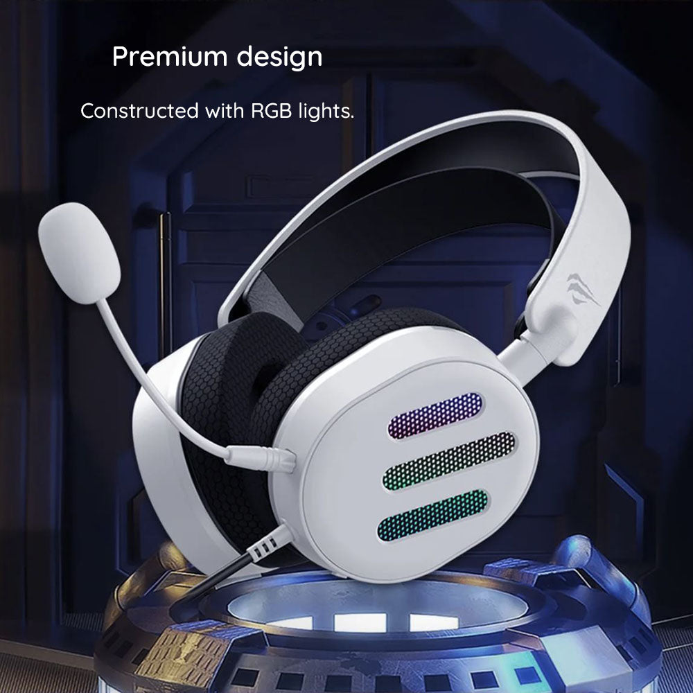 Gaming-Headset USB HAVIT H2038U, RGB, 2m, Schwarz