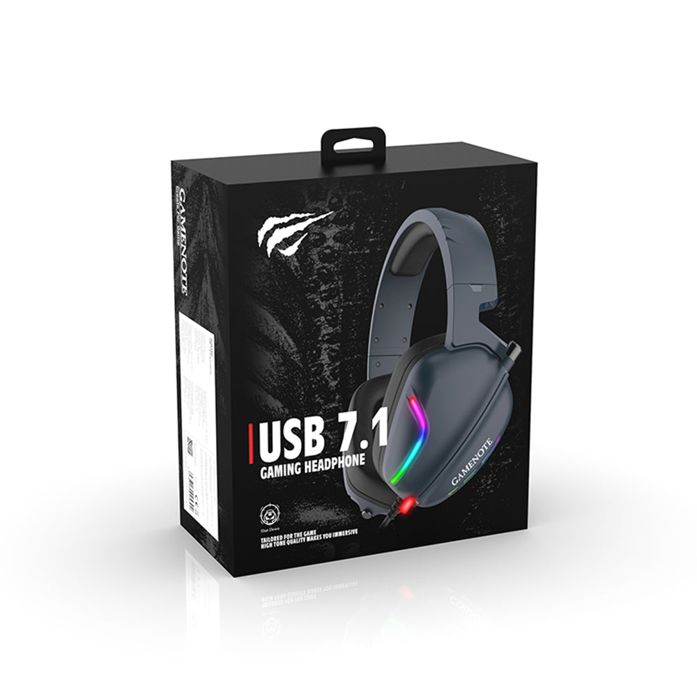 Gaming-Headset USB HAVIT H2038U, RGB, 2m, Schwarz