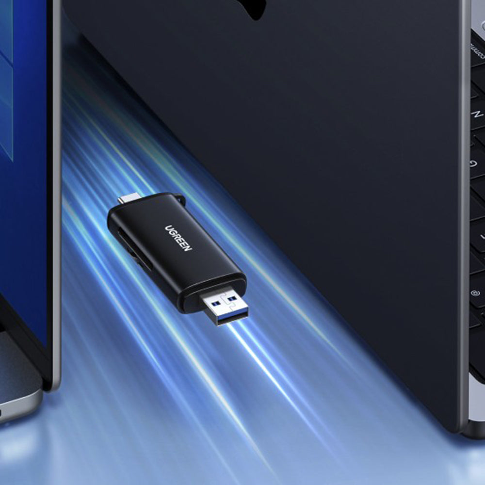 Lecteur de carte USB / USB-C UGREEN CM803 (65024), SD - microSD, Noir