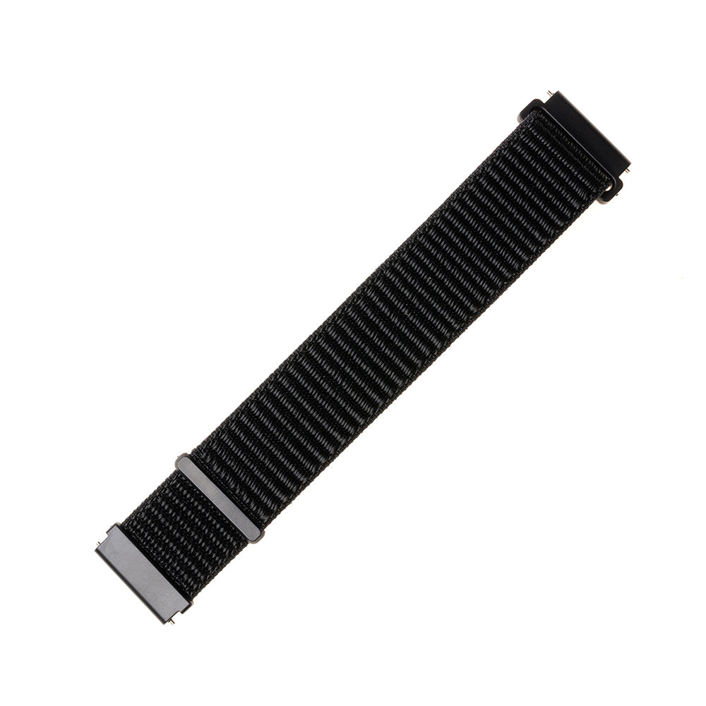 Fixed Nylon Armband für Huawei Watch / Xiaomi Watch Series, 22mm, Schwarz