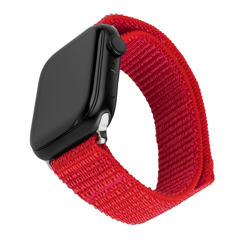 Fixed Nylon Sporty Strap for Apple Watch 42mm / 41mm / 40mm / 38mm Series, Pink