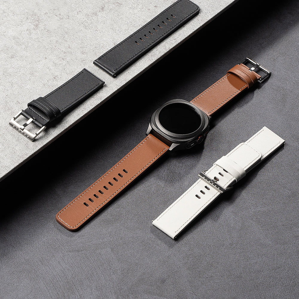 Bracelet Ringke One Basic Bold pour Fossil Watch / Mobvoi Watch / Suunto Watch Series, 24mm, Noir