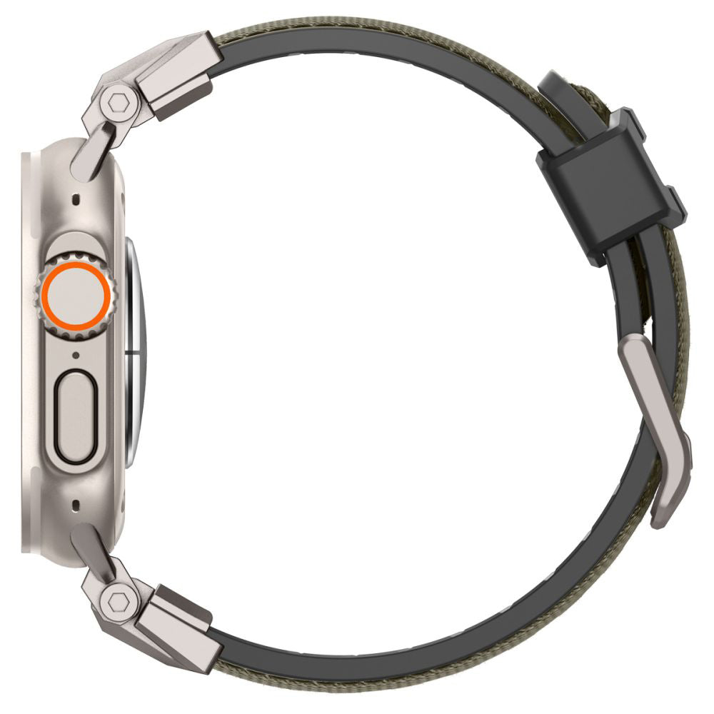 Spigen DuraPro Armor Gurt für Apple Watch 49mm / 46mm / 45mm / 44mm / 42mm Serie, Grün AMP09102
