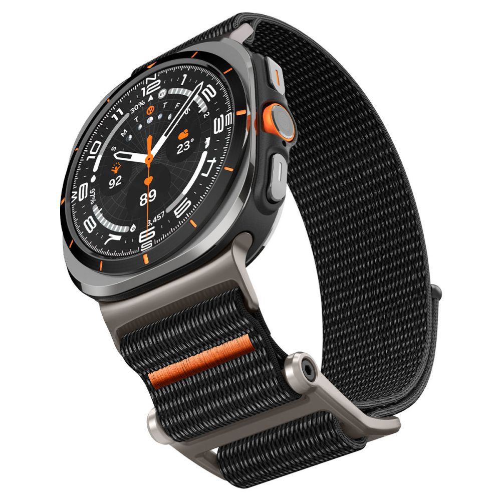 Spigen DuraPro Flex Armband für Samsung Galaxy Watch Ultra, Schwarz AMP08773