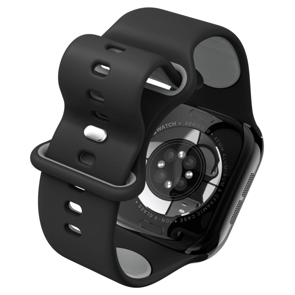 Spigen Nano Pop Armband für Apple Watch 42mm / 41mm / 40mm / 38mm Serie, Schwarz AMP09324