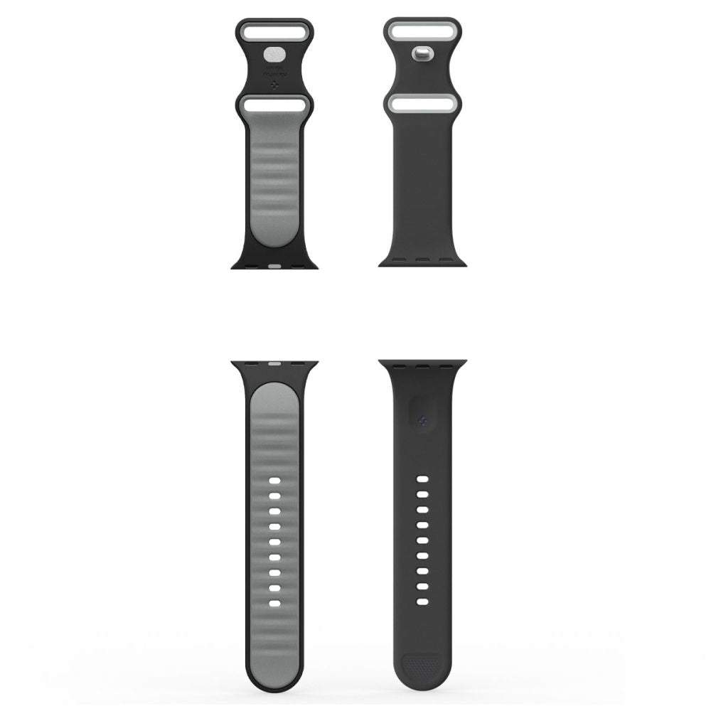Spigen Nano Pop Armband für Apple Watch 42mm / 41mm / 40mm / 38mm Serie, Schwarz AMP09324