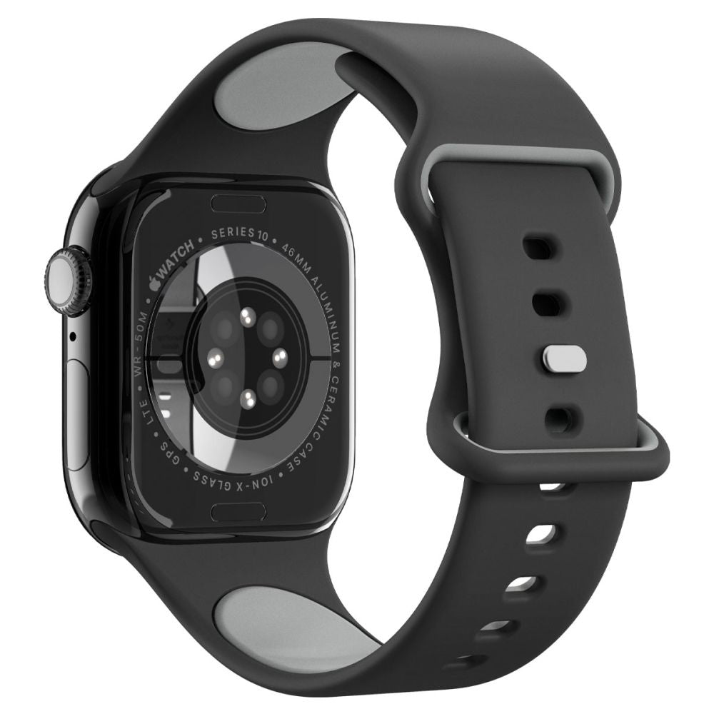 Bracelet Spigen Nano Pop pour Apple Watch 49mm / 46mm / 45mm / 44mm / 42mm Series, Noir AMP09321