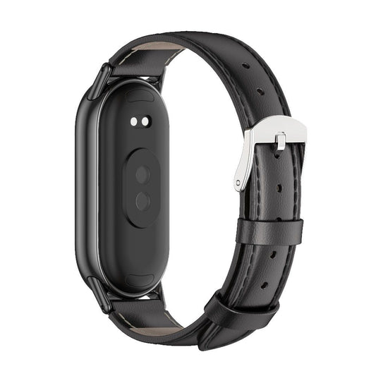 Tech-Protect Bracelet en cuir pour Xiaomi Smart Band 8/9, noir