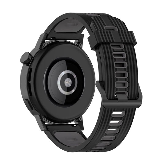 Techsuit W002 Armband für Huawei Watch / Xiaomi Watch Series, 22mm, Schwarz