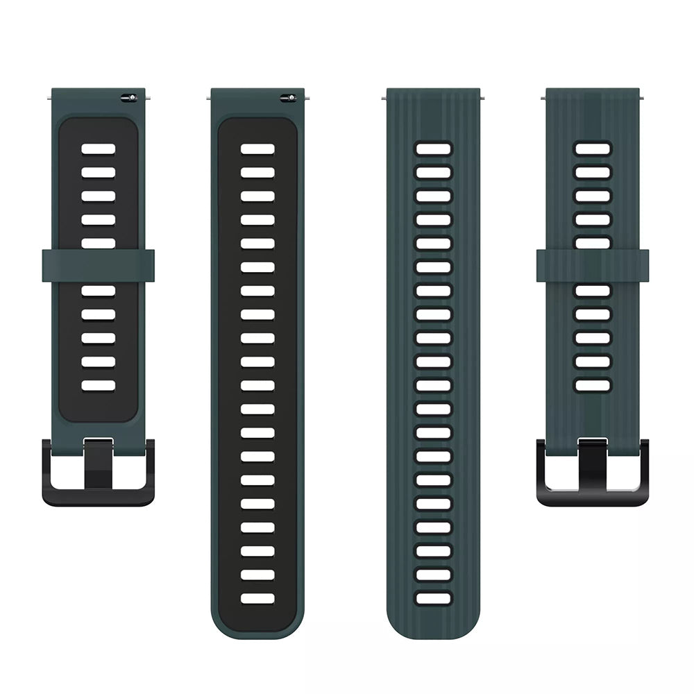 Bracelet Techsuit W002 pour Huawei Watch / Xiaomi Watch Series, 22mm, Vert