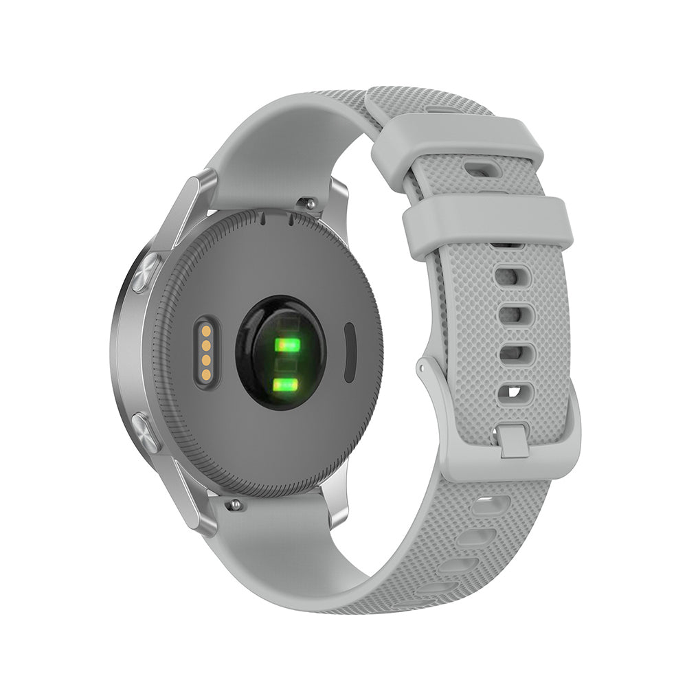 Bracelet Techsuit W006 pour Huawei Watch / Garmin Watch Series, 18mm, Gris