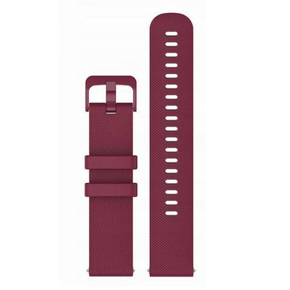 Techsuit W006 Armband für Huawei Watch / Xiaomi Watch Series, 22mm, Kirschrot