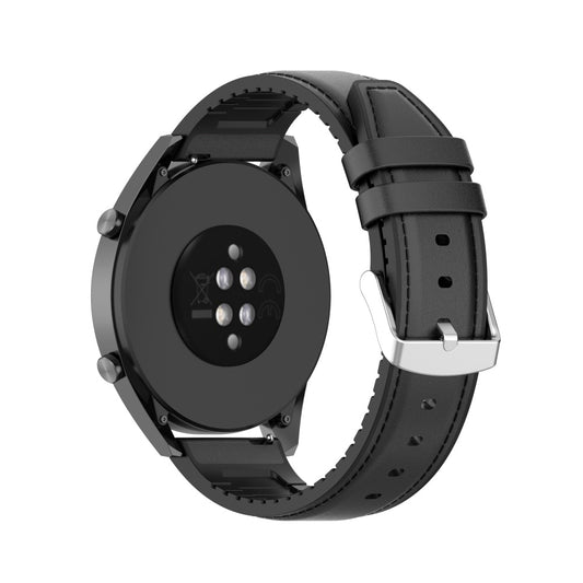 Techsuit W007 Armband für Samsung Galaxy Watch / Huawei Watch Series, 22mm, Schwarz