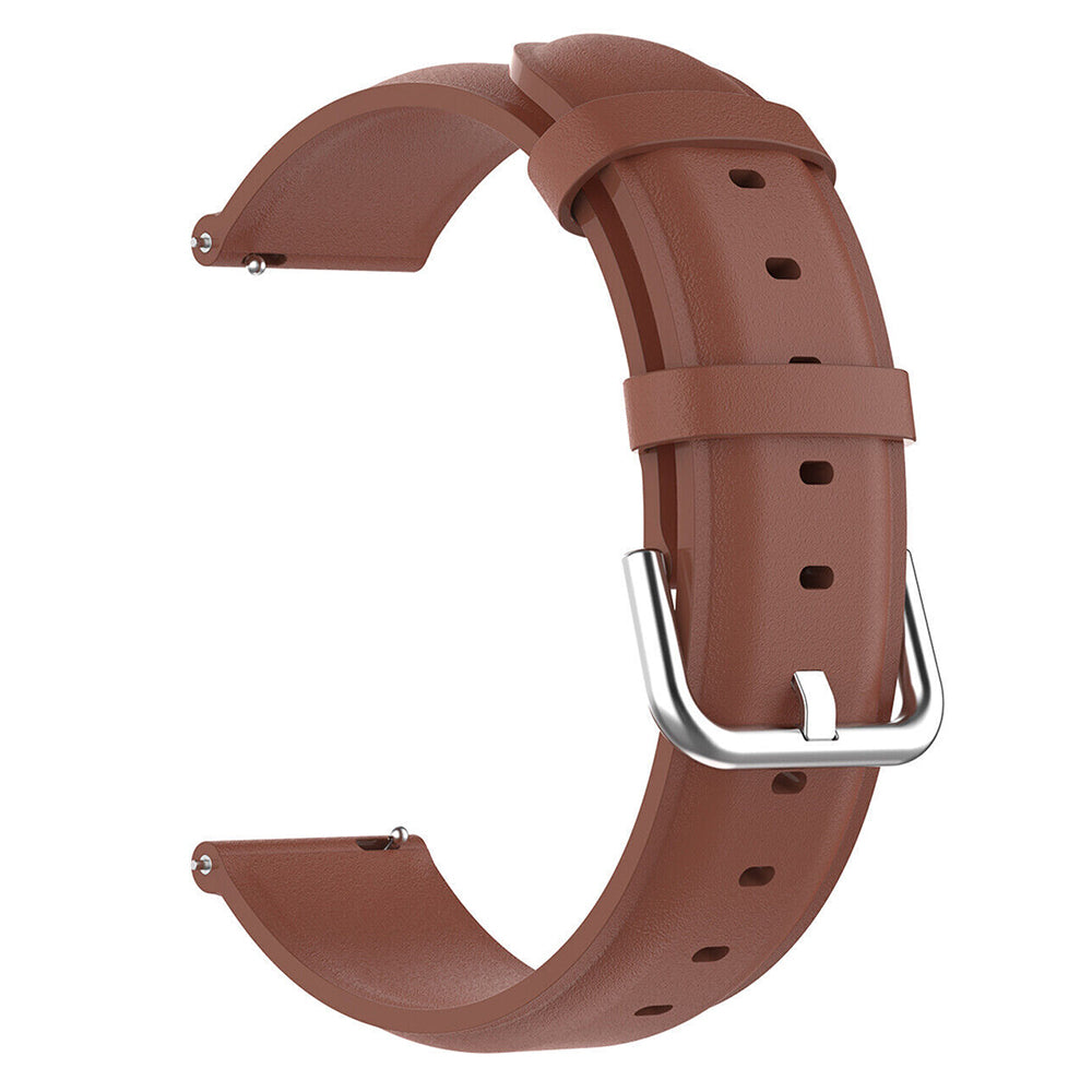 Techsuit W007PU Armband für Huawei Watch / Xiaomi Watch Series, Braun