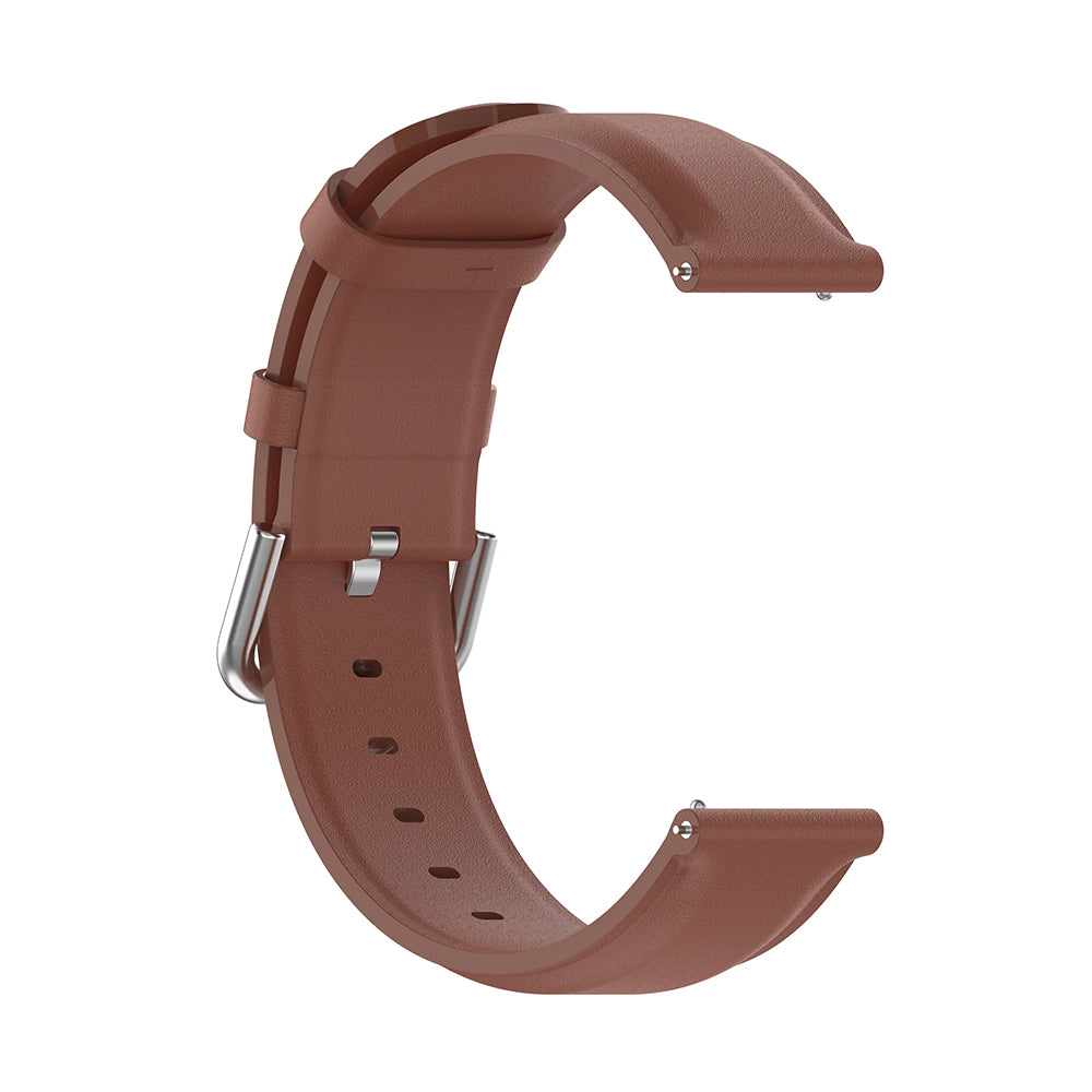 Techsuit W007PU Armband für Huawei Watch / Xiaomi Watch Series, Braun