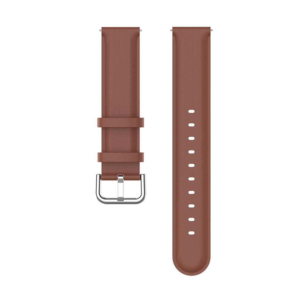 Techsuit W007PU Armband für Huawei Watch / Xiaomi Watch Series, Braun