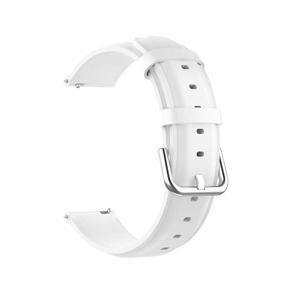 Bracelet Techsuit W007PU pour Samsung Galaxy Watch / Huawei Watch Series, 20mm, Blanc