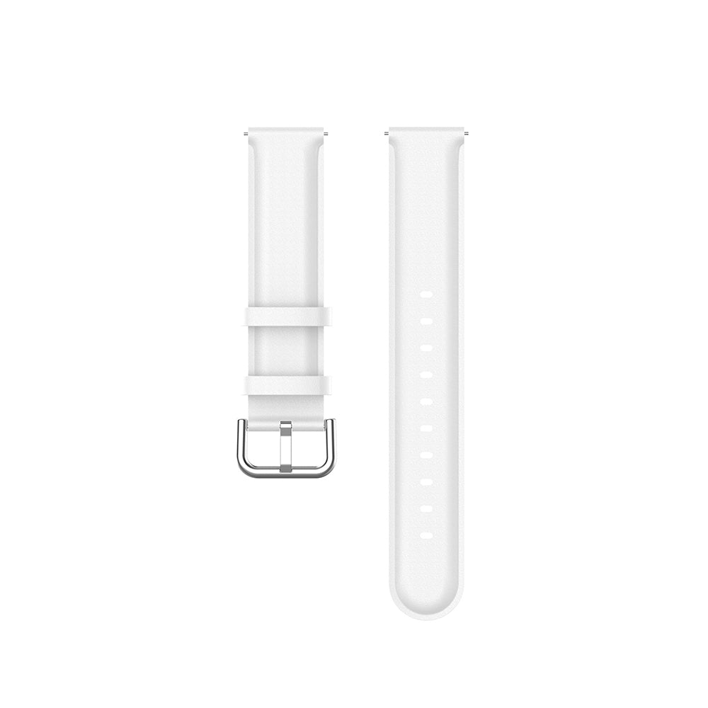 Bracelet Techsuit W007PU pour Samsung Galaxy Watch / Huawei Watch Series, 20mm, Blanc