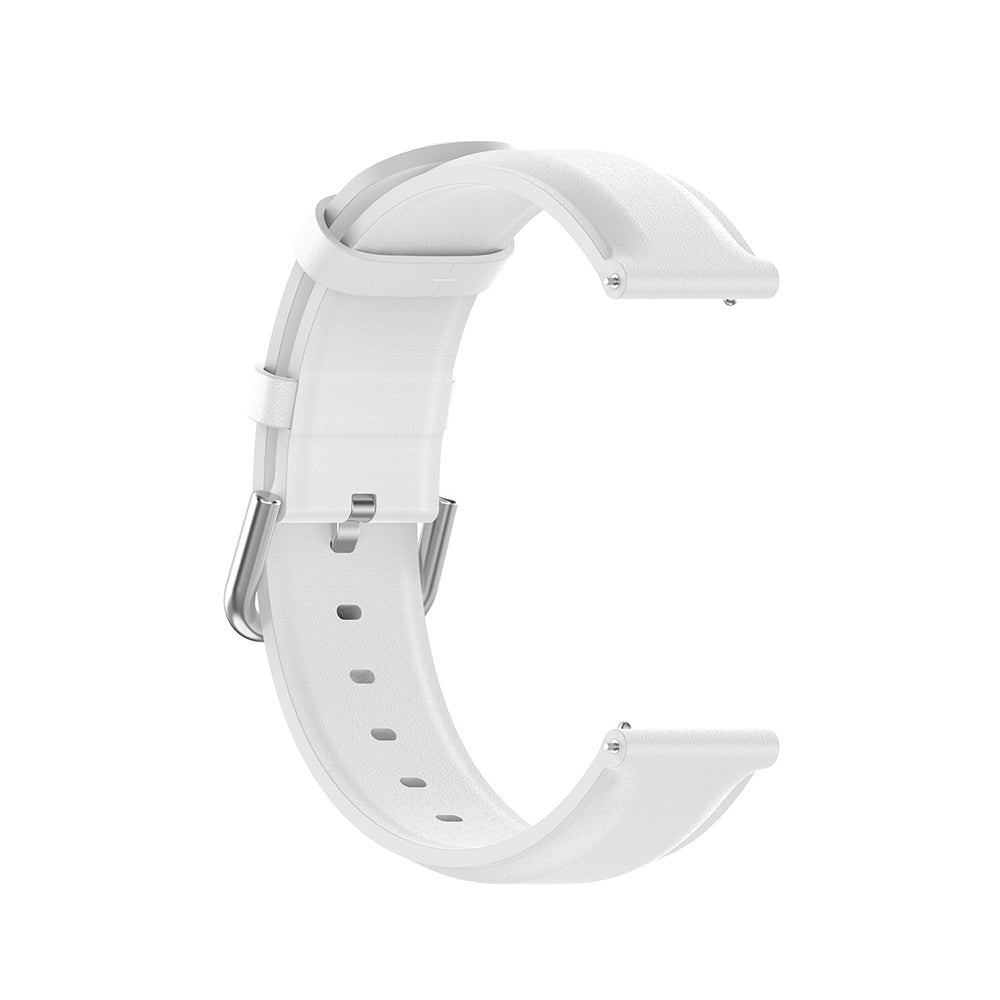 Bracelet Techsuit W007PU pour Samsung Galaxy Watch / Huawei Watch Series, 20mm, Blanc