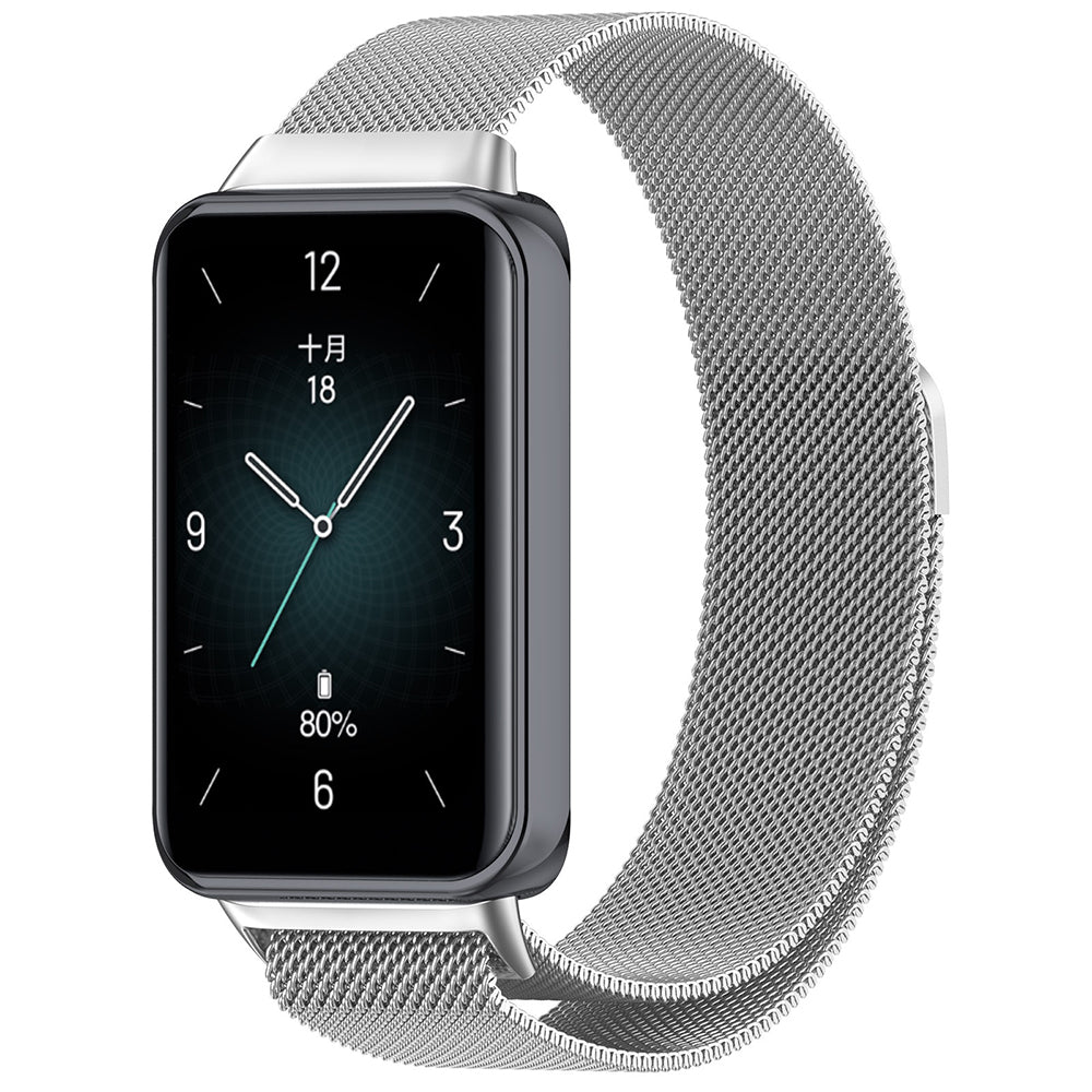 Techsuit W009 Armband für Honor Band 9, Silber
