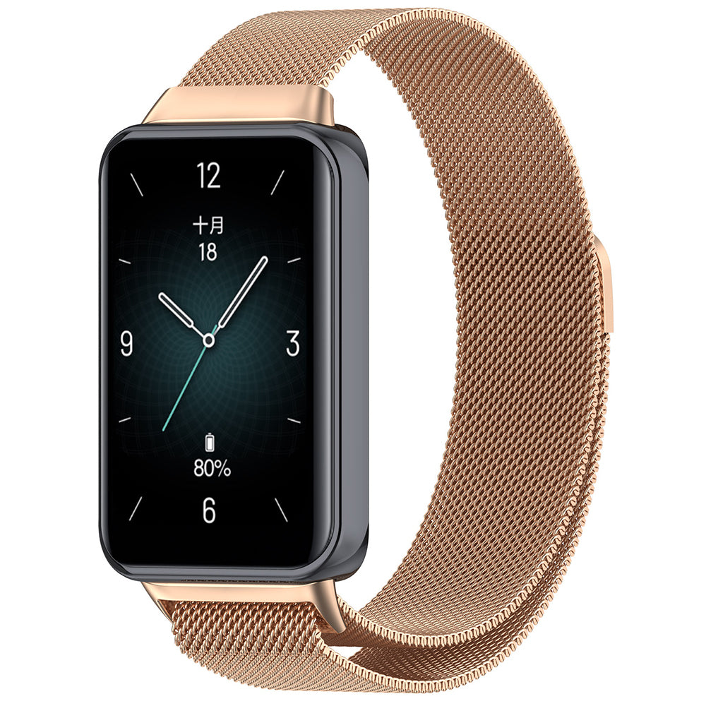 Bracelet Techsuit W009 pour Honor Band 9, Rose Doré