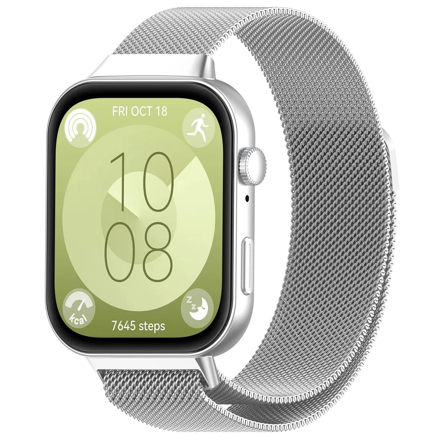 Bracelet Techsuit W009 pour Huawei Watch Fit 4 Pro / Fit 4 / Fit 3, Argenté